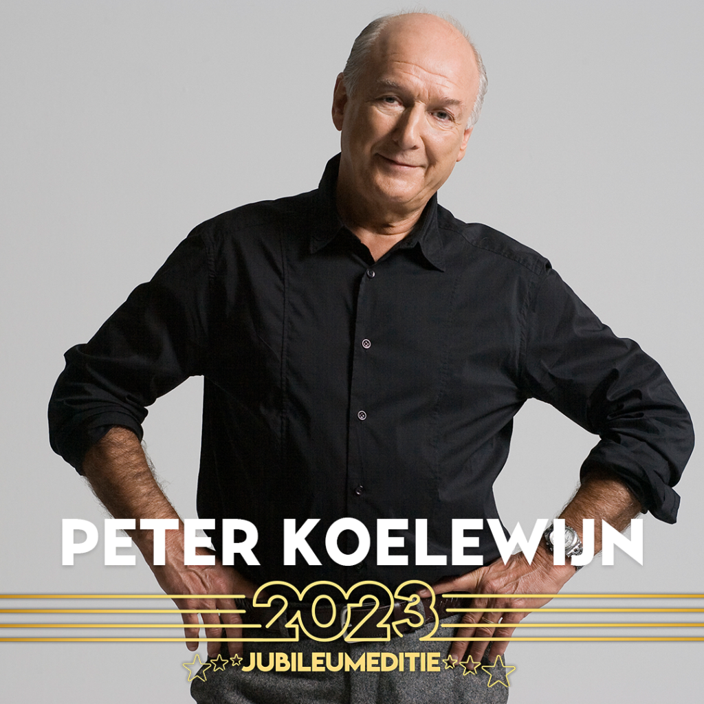 Peter Koelewijn staat op de jubileum editie van muziekfeest van het jaar